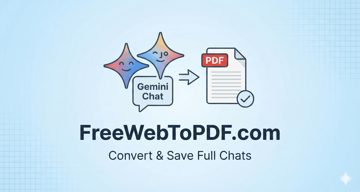 Gemini to PDF: How to Convert & Save Full Chats