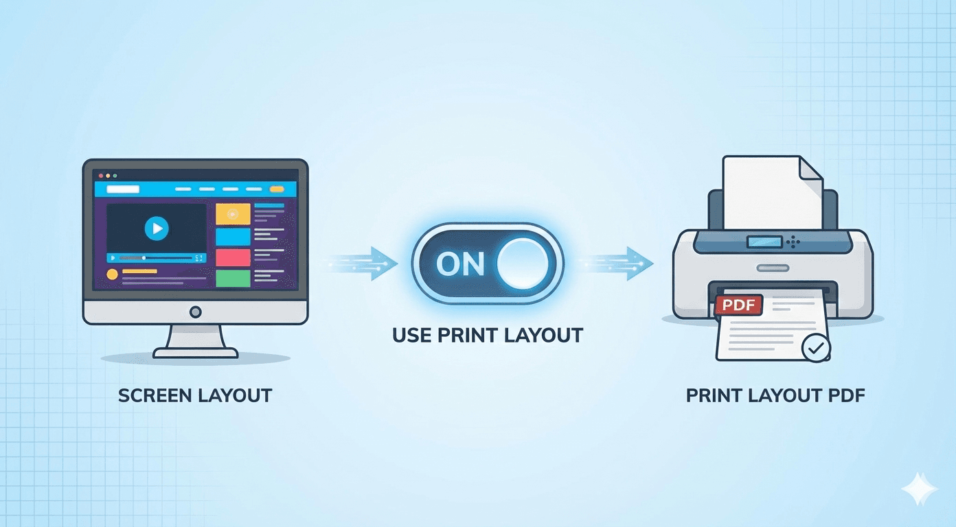 What is "Use Print Layout"? The Secret to Better PDFs
