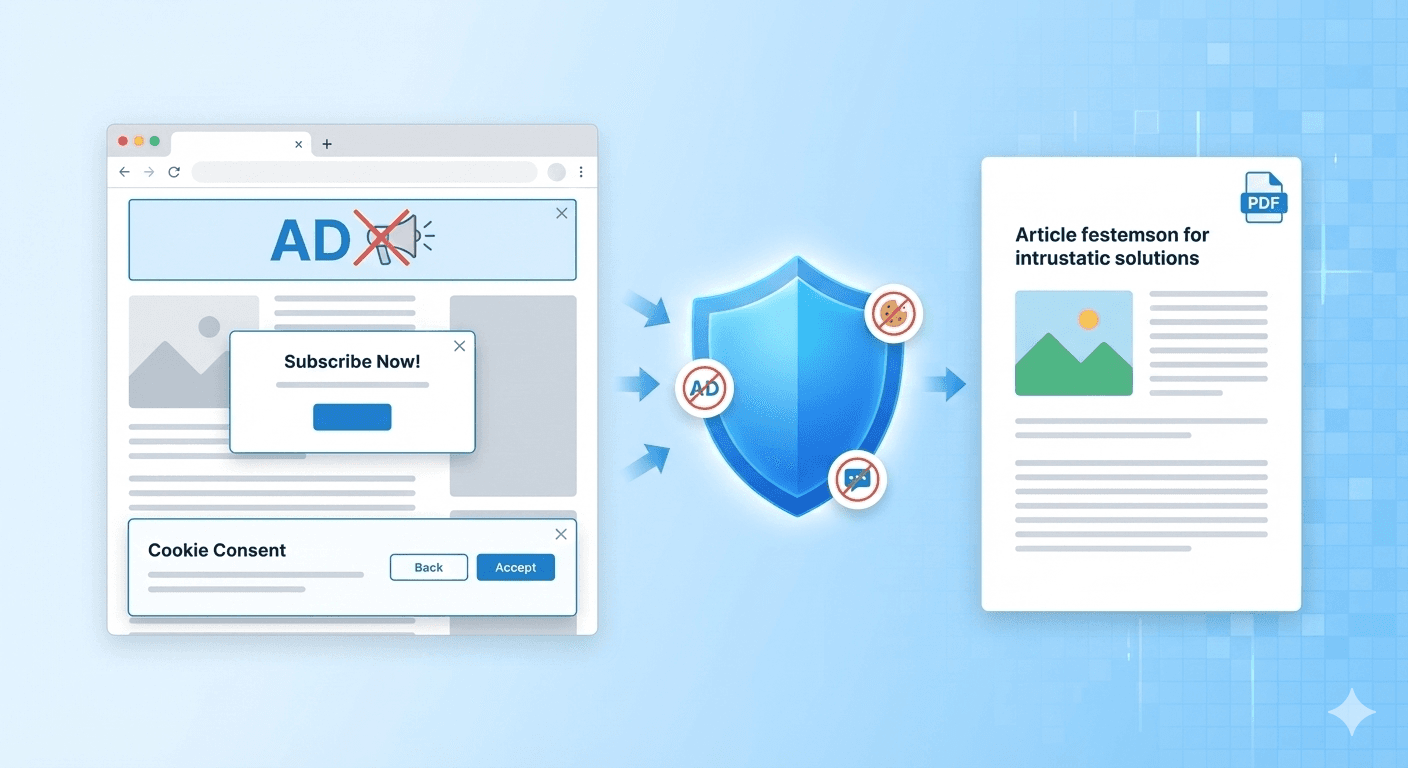 How to Create a Clean, Ad-Free PDF from Any Article